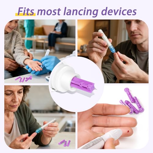 30G Sterile Lancets for Blood Glucose Testing - 200 Count